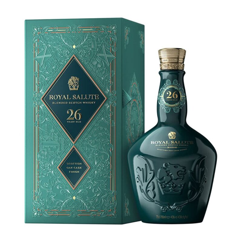 Chivas Regal Royal Salute 26 Year Old Kingdom Edition Scottish Oak Cask Finish Scotch Whisky