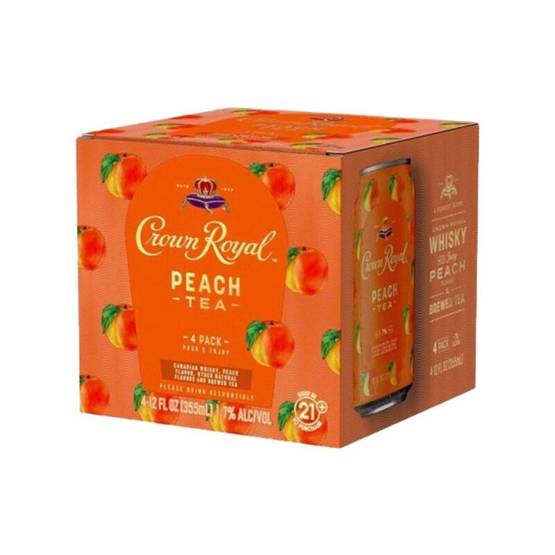 Crown Royal Peach Tea 4pk Cans